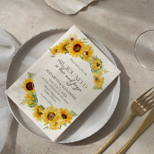 Invitation Tout ce dont vous avez besoin est Amour et pizza D