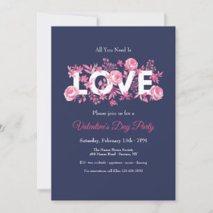 Invitation Tout ce dont vous avez besoin est l'amour Invitati