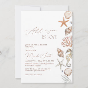 Invitation Tout ce que je vois est Amour Shower de Mariage Cô