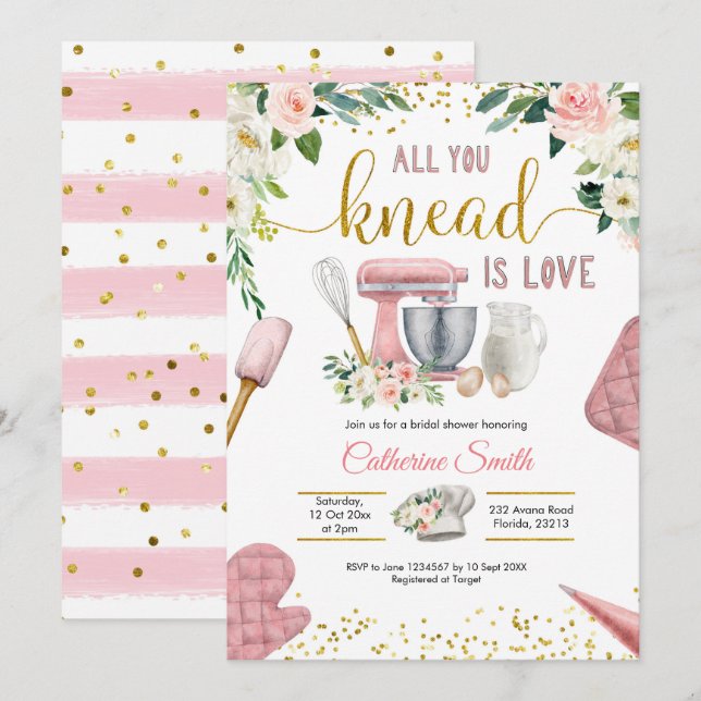 Invitation Tout ce que vous connaissez est Amoureux nuptiale  (Devant / Derrière)