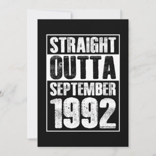 Invitation Tout droit sorti de 1992 29e anniversaire