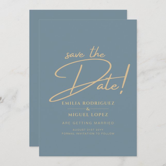 Invitation Tout-en-1 Elégant verre de mer Turquoise Mariage o (Devant / Derrière)