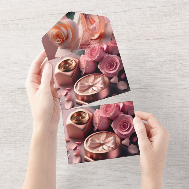 Invitation Tout en Un (Déchirure)