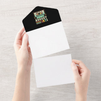 Invitation Tout En Un 51th Birthday August Poison Vintage 1971 51 Years