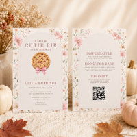 Tout en un adorable gâteau floral rose Baby Shower