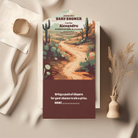 Aquarelle Sud-Ouest Désert et Cactus Baby Sho