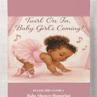 Invitation Tout En Un Ballerina in the Making