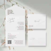 BLANCHE | Chic Moderne tout en un mariage Invitati