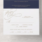 Calligraphie d'or romantique | Mariage de monogram