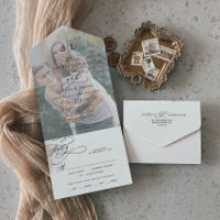 Calligraphie romantique Monogramme Mariage photo