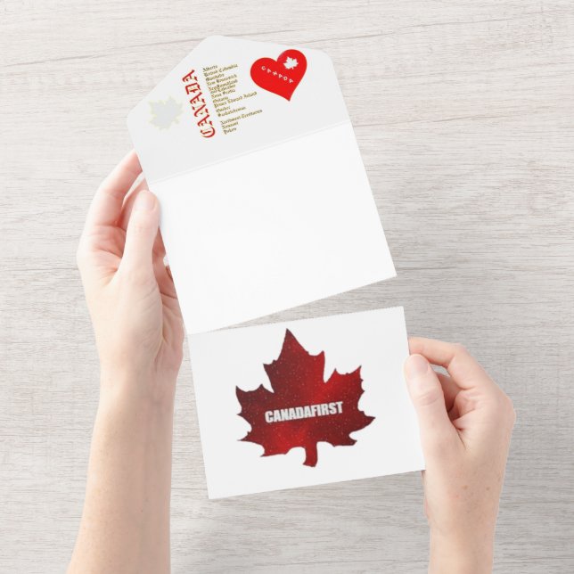 INVITATION TOUT EN UN CANADAFIRST (Déchirure)