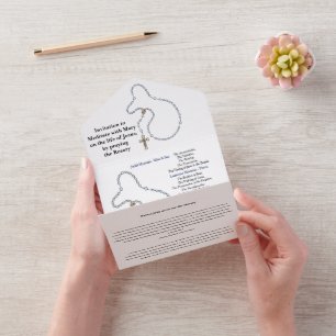 Invitation Tout En Un Chapelet
