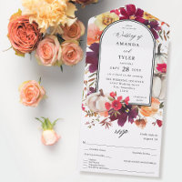Citrouille blanc automne Mariage floral