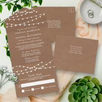 Collection de Mariages Rustic Kraft