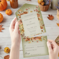 Cottage rustique Coeur automne Fleur sauvage vert