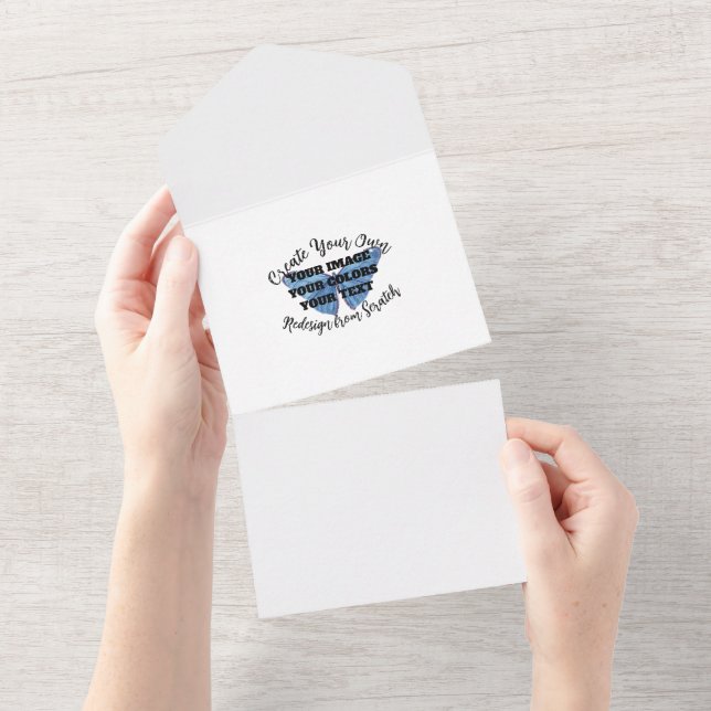 Invitation Tout En Un Créez les vôtres (Déchirure)