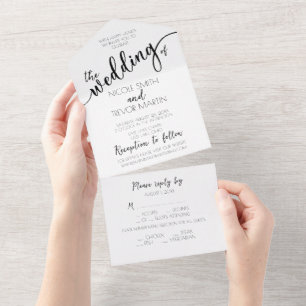 Invitation Tout En Un Créez Votre Propre Élégant Sur Mesure