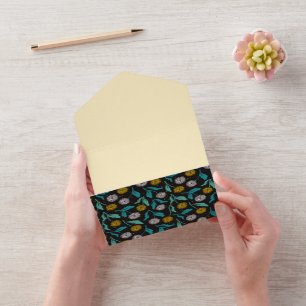 Invitation Tout En Un Dandelion de printemps Fleurs et design Feuille
