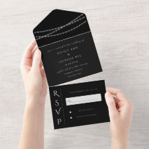 Dazzle Me Chic Wedding Enregistrer la date