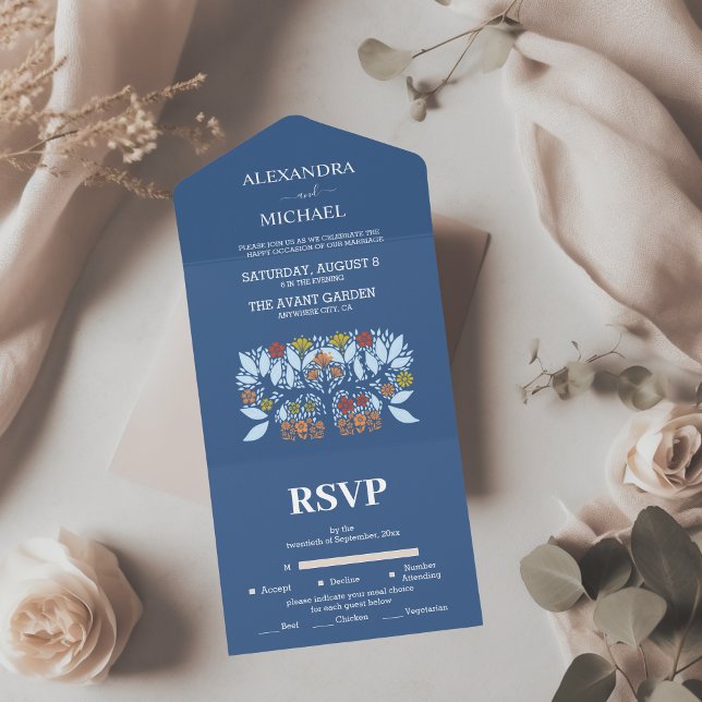 Invitation Tout En Un Destination Grèce Mariage Santorin (Créateur téléchargé)