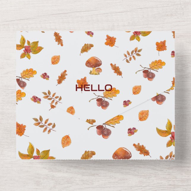 Invitation Tout En Un Faire part (Verso)