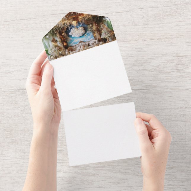 Invitation Tout En Un Faites votre propre (Déchirure)