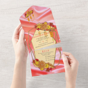 Invitation Tout En Un Festival du printemps chinois