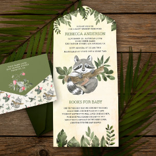 Invitation Tout En Un Fête de Naissance Vintage Rustique Bois Chouette R