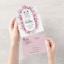 Fleurs de Magnolia romantique Mariage d'aquarelle