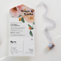 Floral coloré gras | Sceller et envoyer tout en un