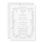 Tout en un gris Mariage Floral français