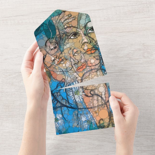 Invitation Tout En Un Hera, points d'infini par après Francis Picabia (Déchirure)