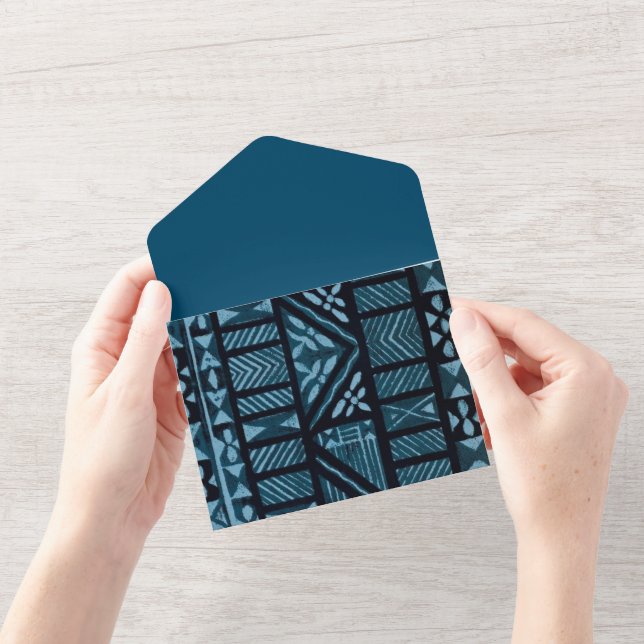 Invitation Tout En Un Impression hawaïenne (Ouverture)