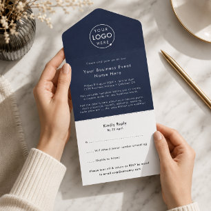 Invitation Tout En Un Invitation à un événement commercial Invitation