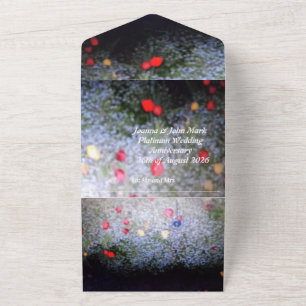 Invitation Tout En Un invitation d'anniversaire de mariage de 20 ans en