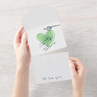 Invitation Tout En Un laisser l'amour grandir