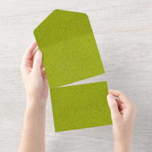 Invitation Tout En Un Le look de Snuggly Chartreuse Green Suede
