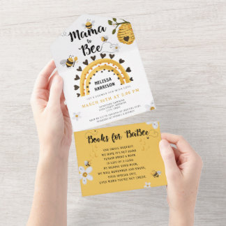 Invitation Tout En Un Mama to Bee Baby shower
