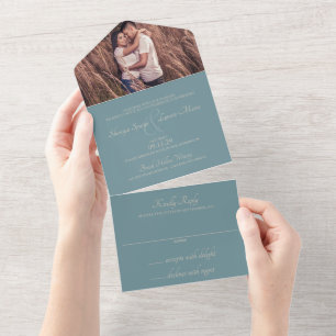 Invitation Tout En Un Mariage amérindien