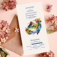 Mariage de destination à l'aquarelle au Costa Rica