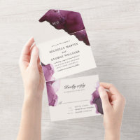 Mariage de texture d'encre d'alcool de Bourgogne