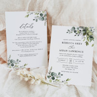 Tout en un Mariage de verdure Eucalyptus rustique