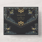 Mariage floral corbeau gothique enchanté