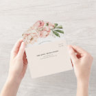 Mariage floral Pastel Soft Blush Peach Peony