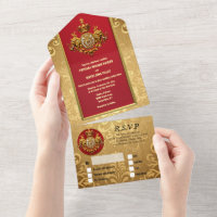Mariage indien marron or damassé éléphants luxe
