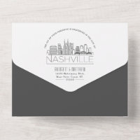 Mariage Skyline Nashville Deco