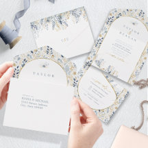 Motif de Mariage de fleurs doux ID1045