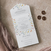 Multicolor sauvage Mariage floral
