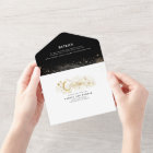 Nuit Sky Stars Celestial Mystical Black Mariage