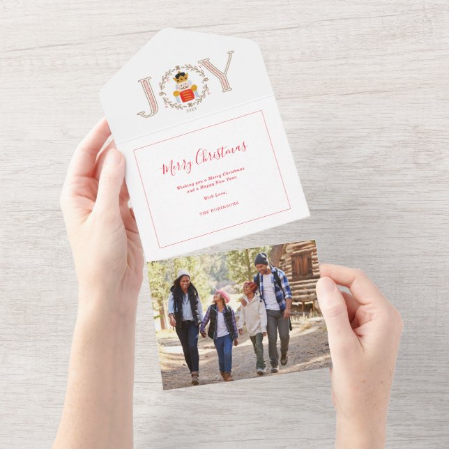 Invitation Tout En Un Nutcracker Prince Holiday (Déchirure)